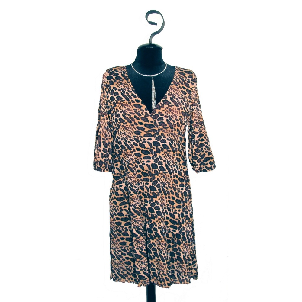 Vintage BCBG Animal Print Dress ~ Size XL ~ NWOT